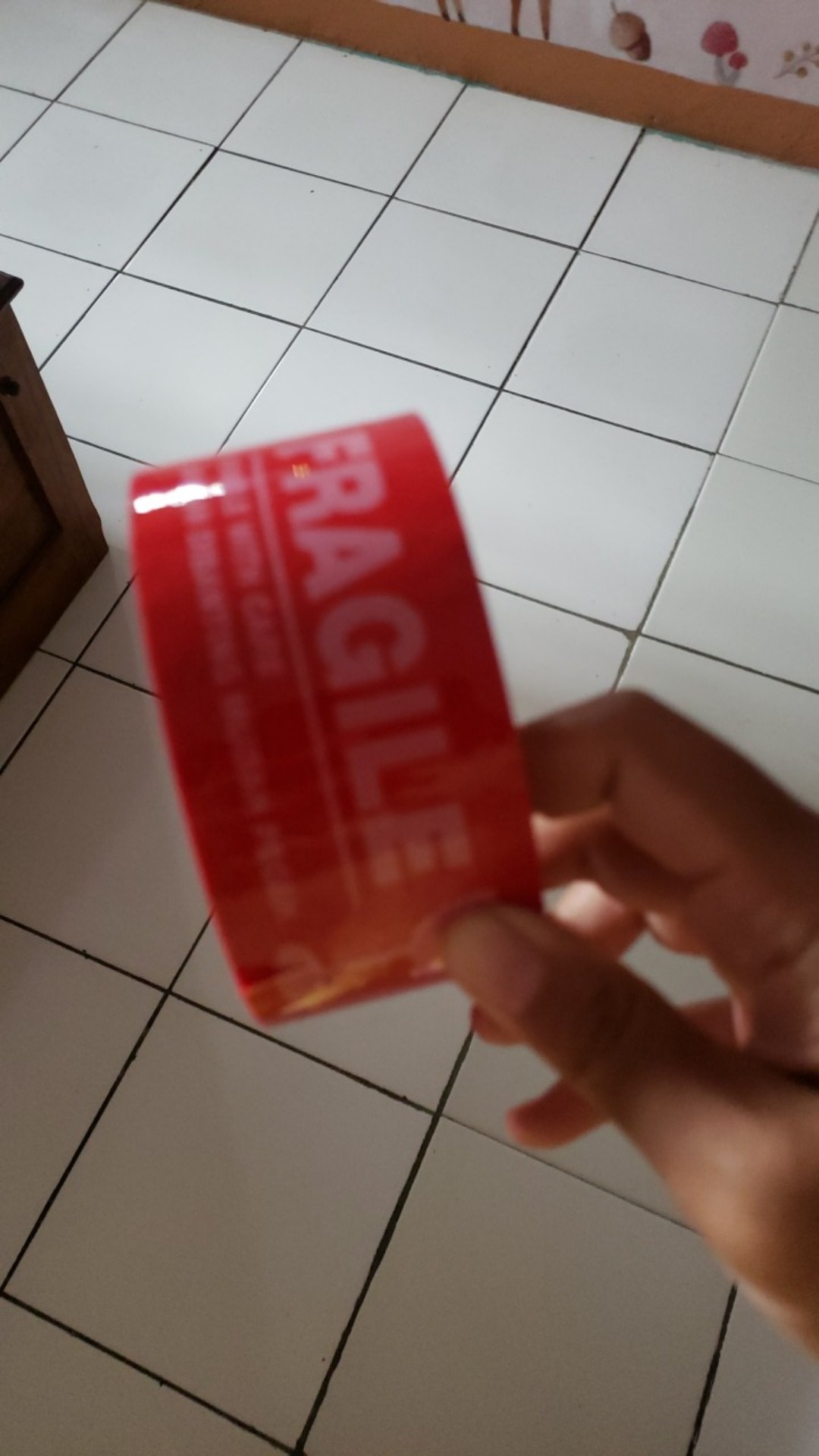 Lakban Fragile Jangan Dibanting (hoki 48  Mm X 90 Yard )