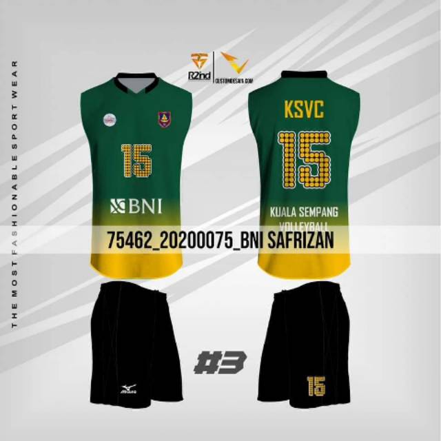 Jersey voli Proliga BNI 46 terbaru kualitas terbaik