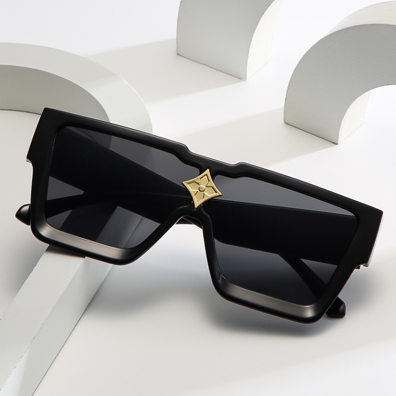 Kacamata Sunglass Bentuk Kotak Oversized Gaya Western