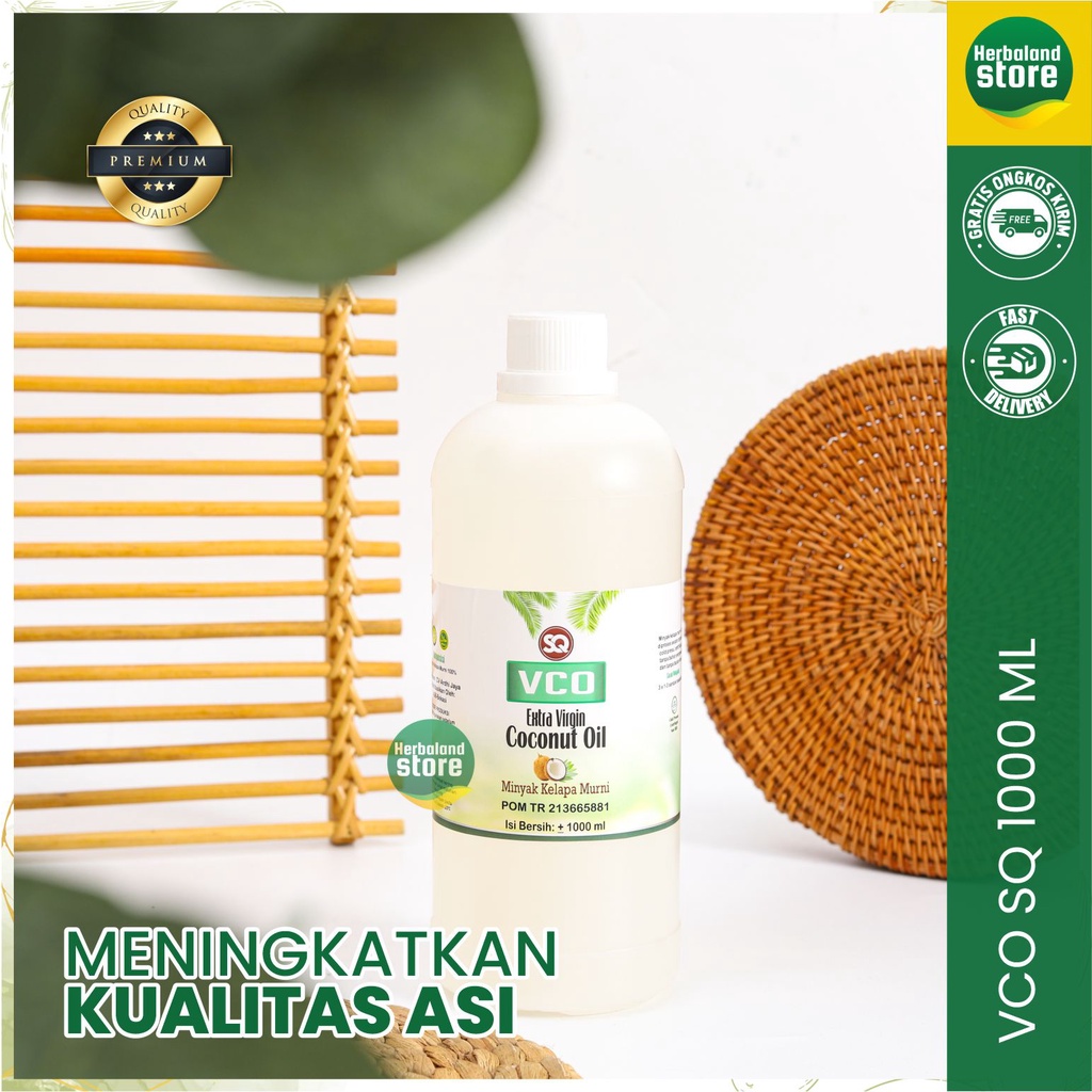 SQ VCO Virgin Coconut Oil 1 Liter POM TR