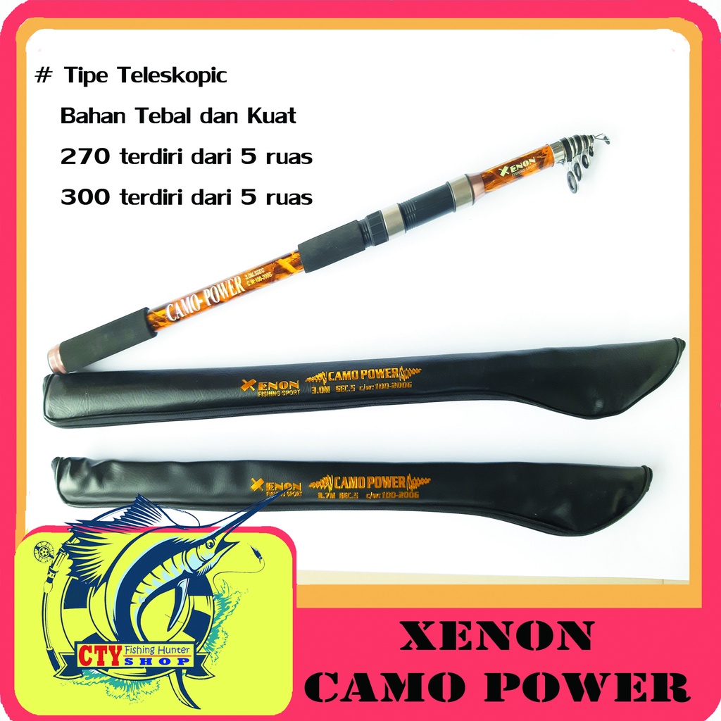 Joran Antena Telescopic Xenon Camo Power 270 300