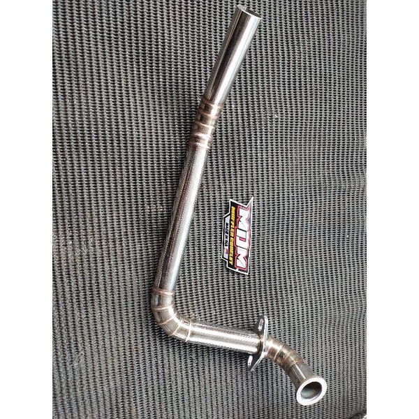 MDM RACING MUFFLER Pipa Leher Kenalpot Pcx 150 Lokal 26 MM Atas Cacing