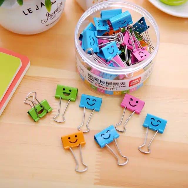 

Binder clip smile /paper clip smile