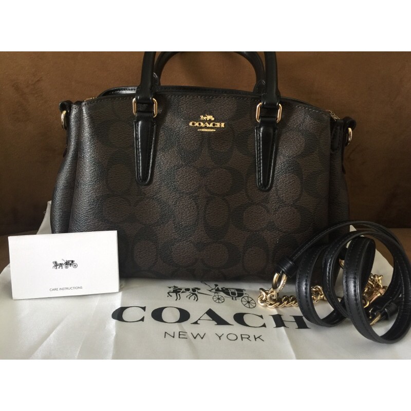 Preloved tas Coach mini sage Original