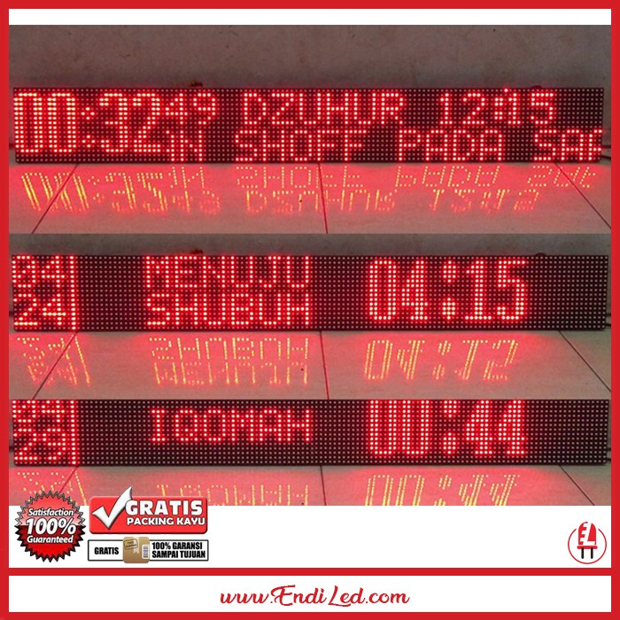 Jam sholat masjid iqomah otomatis via Hp android