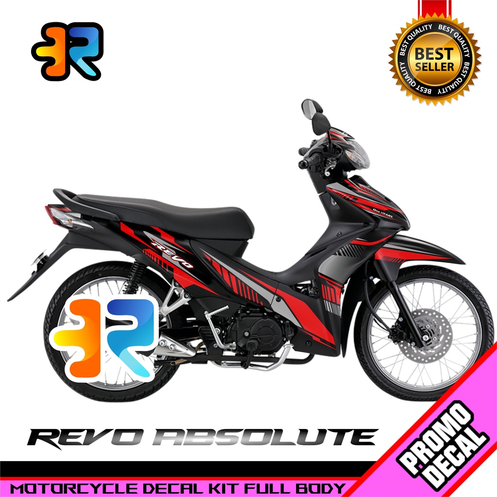 Decal Motor Revo Absolute Desain Simple Sticker Full Body