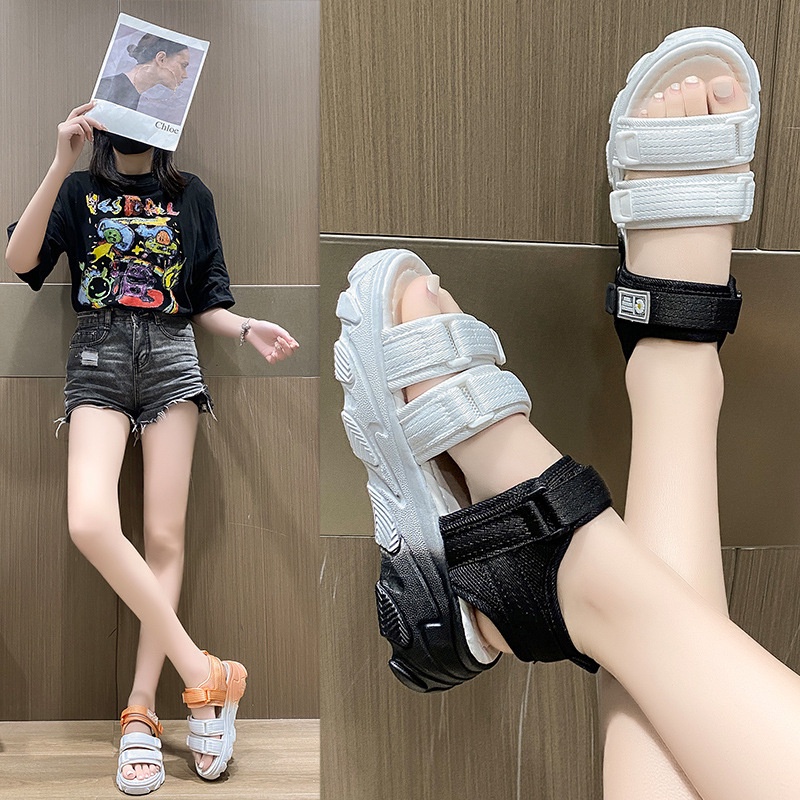 [DREAM] 146 Sandal Wanita Sandal Gunung Sandal Import Premium Quality Casual Santai Sandal Wedges Tali Fashion Wanita Import - Sandal Anti Slip / Sandal Anti Licin