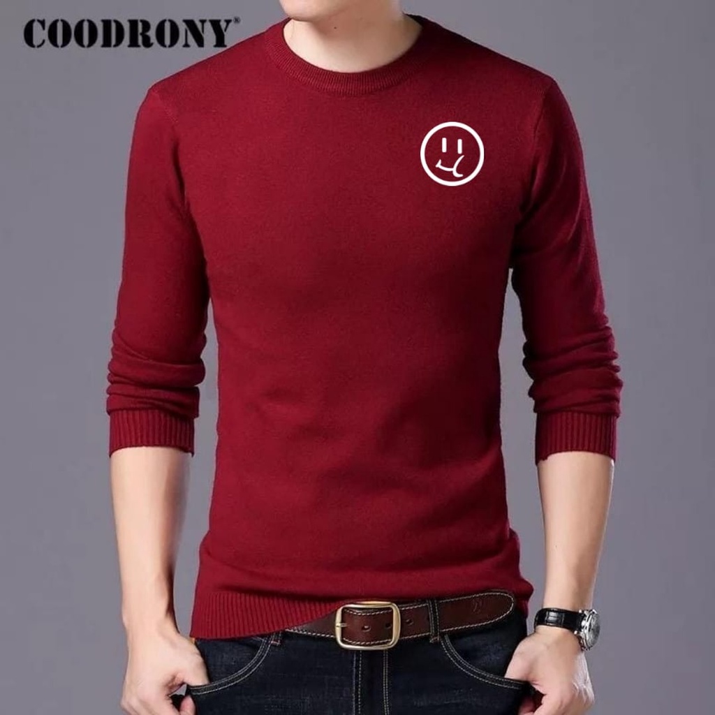 bisa COD / POLILE - BAJU SWEATER SEURI / atasan lengan panjang / switer keren / fashion pria distro