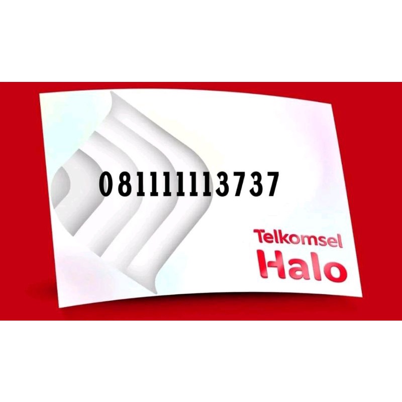 Nomor Cantik Perdana Telkomsel Halo 08 111111 3737