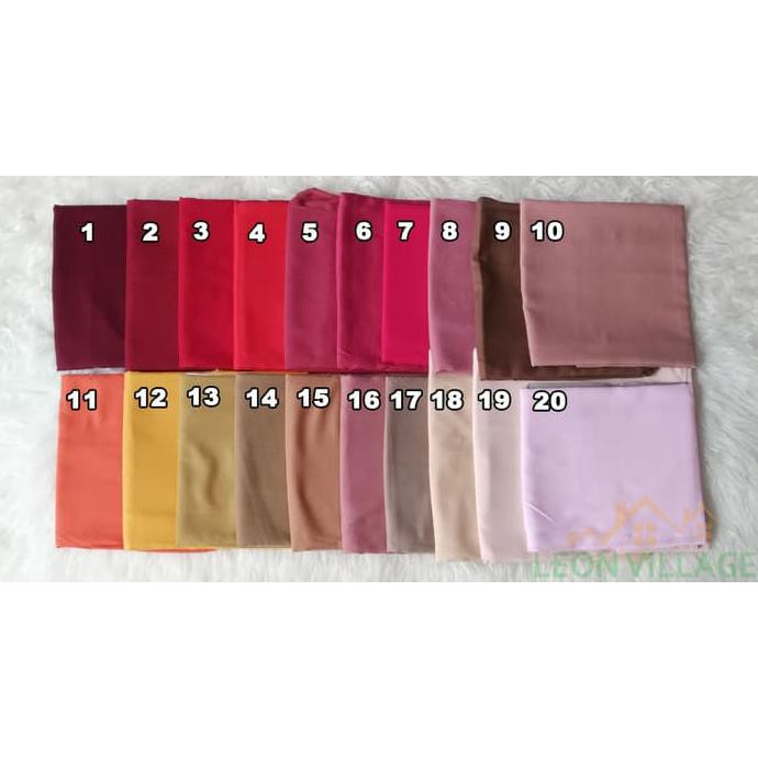 Grosir Kerudung Segi Empat Polos Syar'i SAUDIA UMAMA Hijab Jilbab Syari Murah