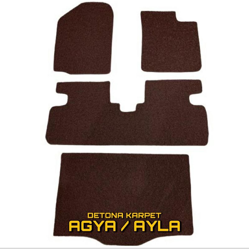 KARPET MOBIL AYLA dan AGYA / KARPET MIE BIHUN FULLSET MOBIL AYLA dan AGYA