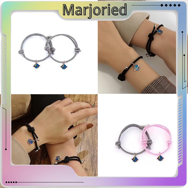 1 Pasang Gelang Couple Magnet Gelang Tali Couple Magnet Attract Persahabatan Tangan Bracelets-MJD