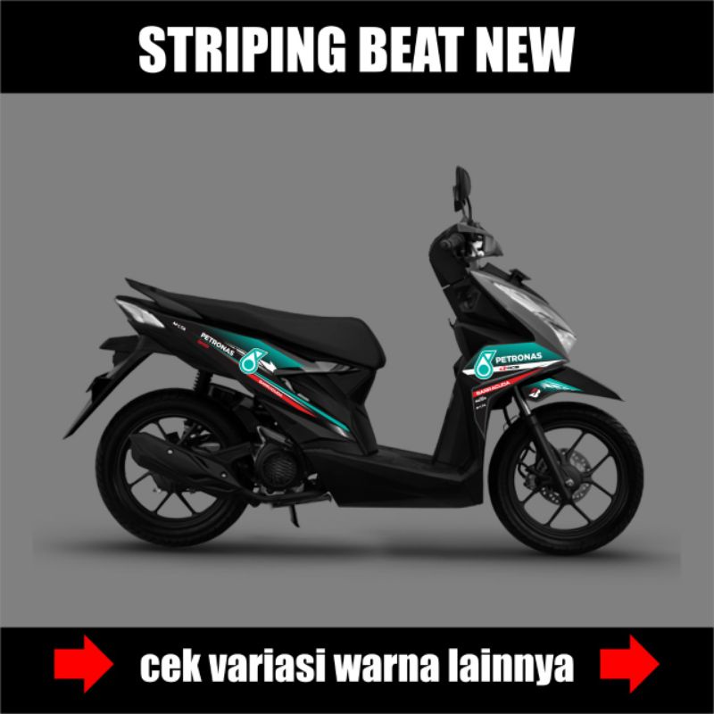 STIKER STRIPING HONDA BEAT FI 2020 VARIASI PETRONAS