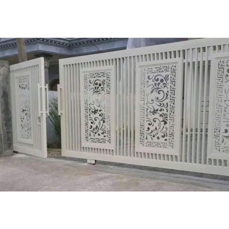 pagar plat cating laser