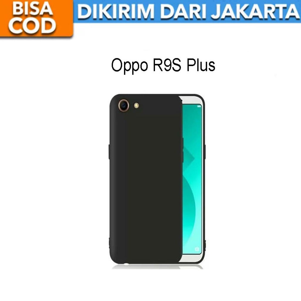 SoftCase Black Matte for Oppo R9S Plus