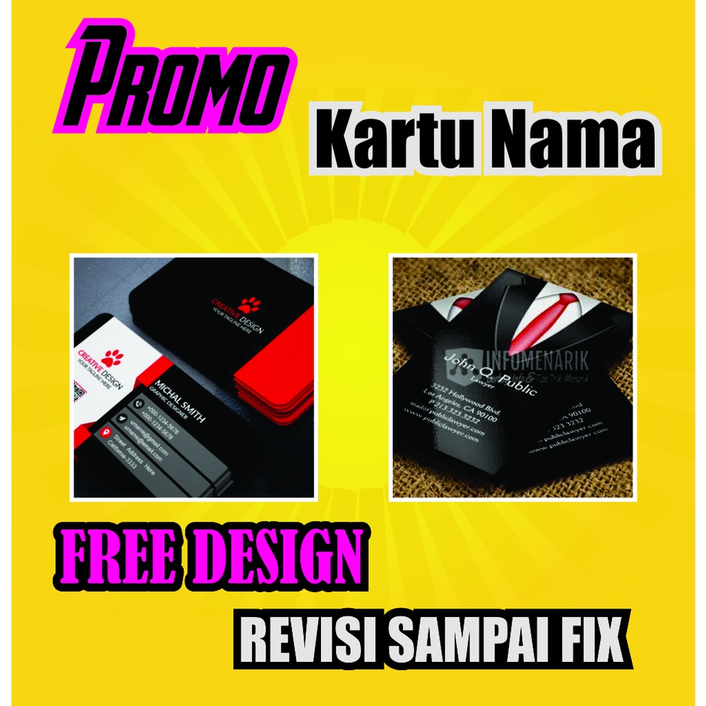 

FREE DESIGN Kartu Nama