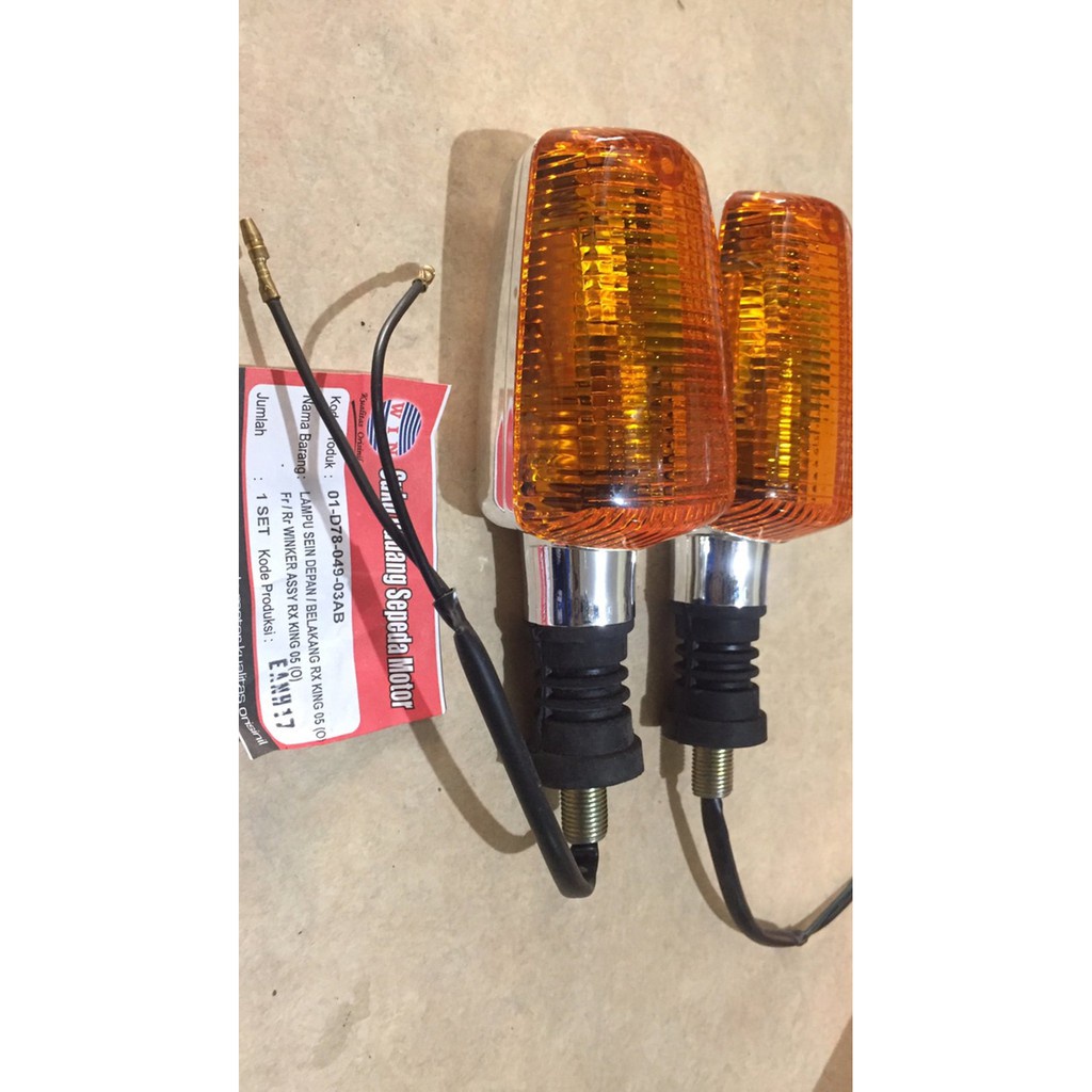 WIN - Lampu Sen Depan/Belakang RXKing 2005 Orange/Scorpio Z/RXK RX King New Non Original Merek Win
