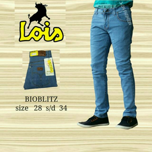 LOIS JEANS SKINNY, FULL BLACK, BIOBLITZ, BLUEBLACK, CELANA PANJANG, JEANS STRETCH, BEST QWALITY