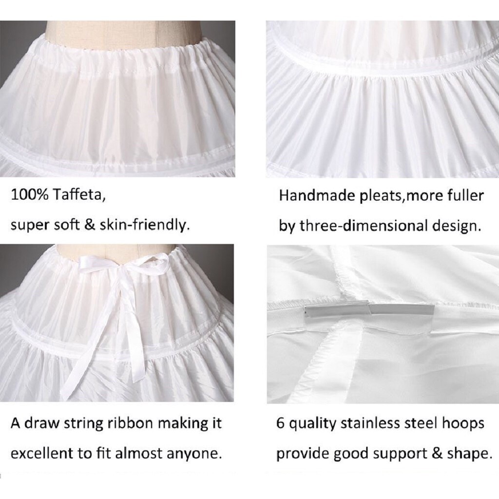 6 Rings Rok Petticoat for wedding Ball Gown