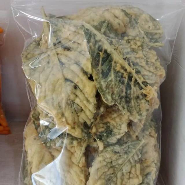 

cemilan kripik bayam