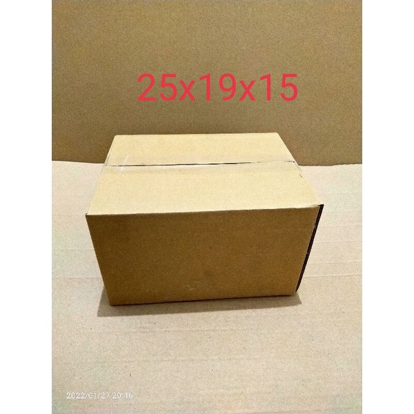 

kardus packing ukuran 25x19x15