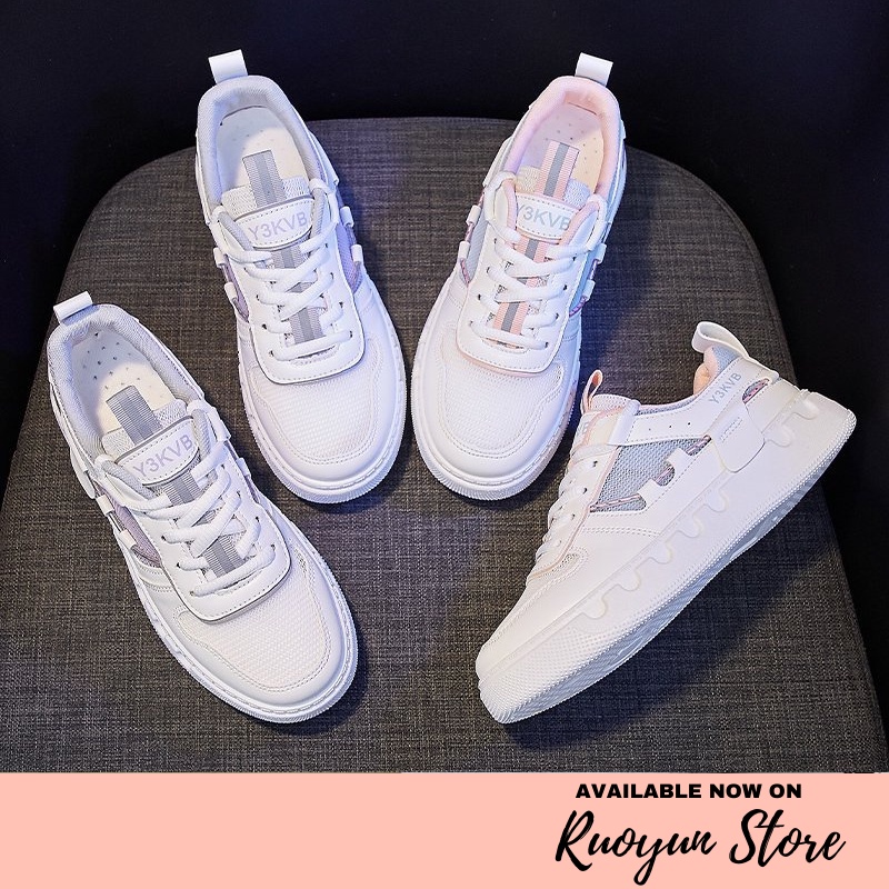 RYX - Palette Pastel Sepatu Sneakers Wanita Fashion Casual / Olahraga (NO BOX) - Ori Import