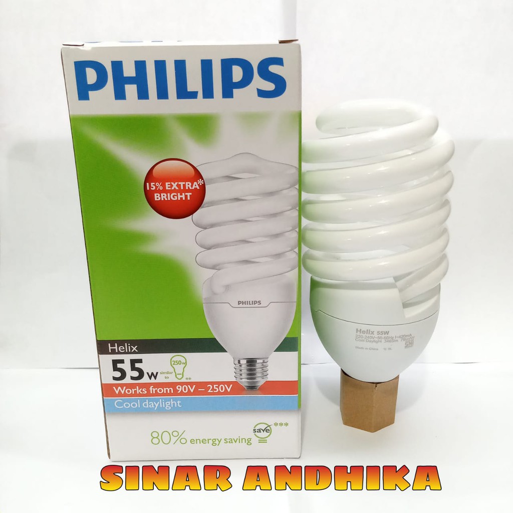 LAMPU PHILIPS HELIX 55 WATT