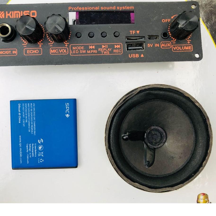 Sedia.. DIY KIT MODUL MP3 BLUETOOTH LCD + CASING / SET MODULE MP3 BLUETOOTH MODUL+SPEAKER+BATERAI NO