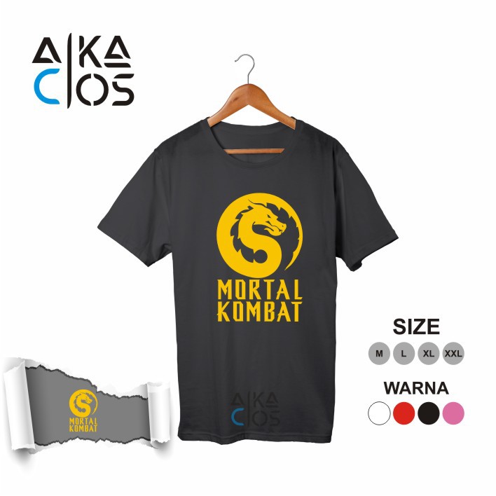 Kaos Distro T-shirt Unisex Mortal Kombat