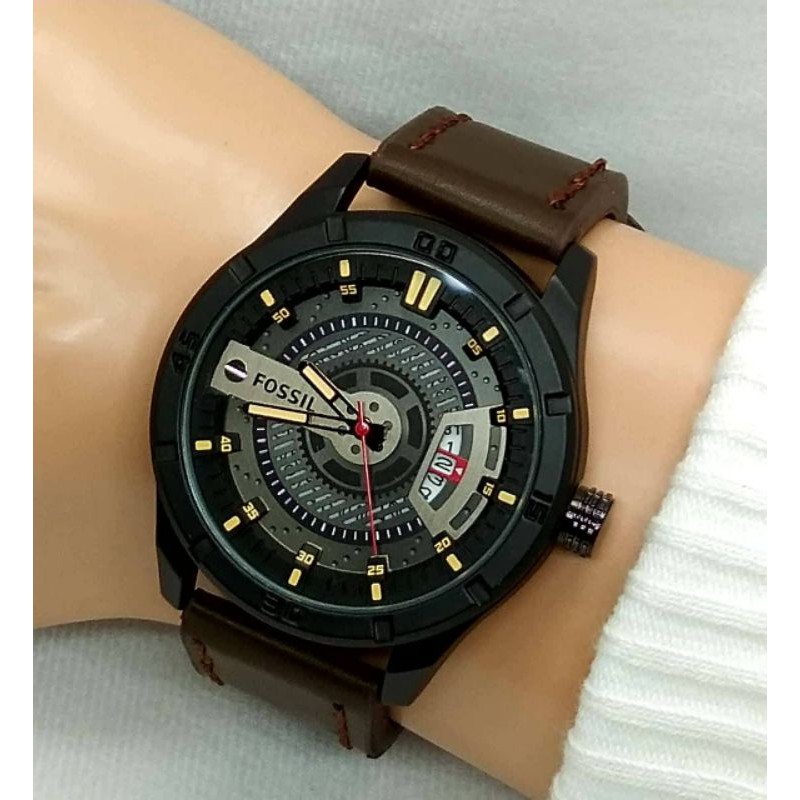 jam tangan terbaru FossiI kulit D=4cm IDR 105.000