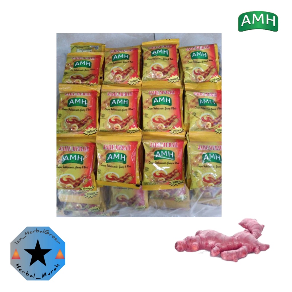 

PROMO!!!Jahe Merah Amanah Super AMH per Ball (isi 20renceng) Harga grosir