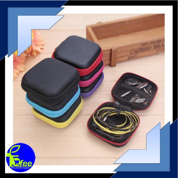 [IMPORT] - Dompet Pouch Penyimpanan Headset / Kunci PP 7x7x3cm