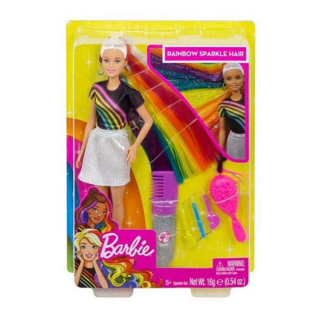 Barbie Rainbow Sparkle Hair Barbie Doll 