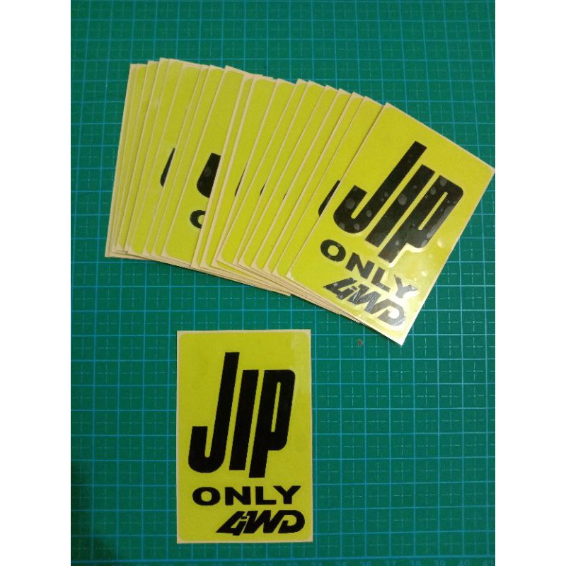

sticker cutting jip only