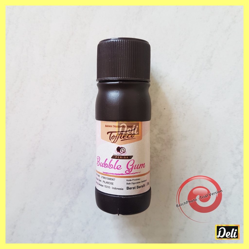 

Toffieco Bubble Gum 25gr / Perisa Permen Karet Bubuk Toffiko Tofiko 25gr