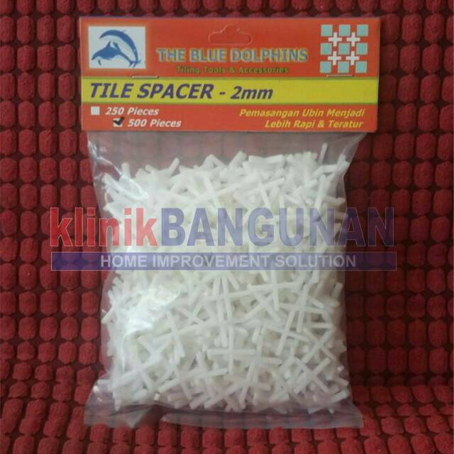 QC TILE SPACER 2.0 mm - SPACER UNTUK PERAPI NAT KERAMIK / UBIN