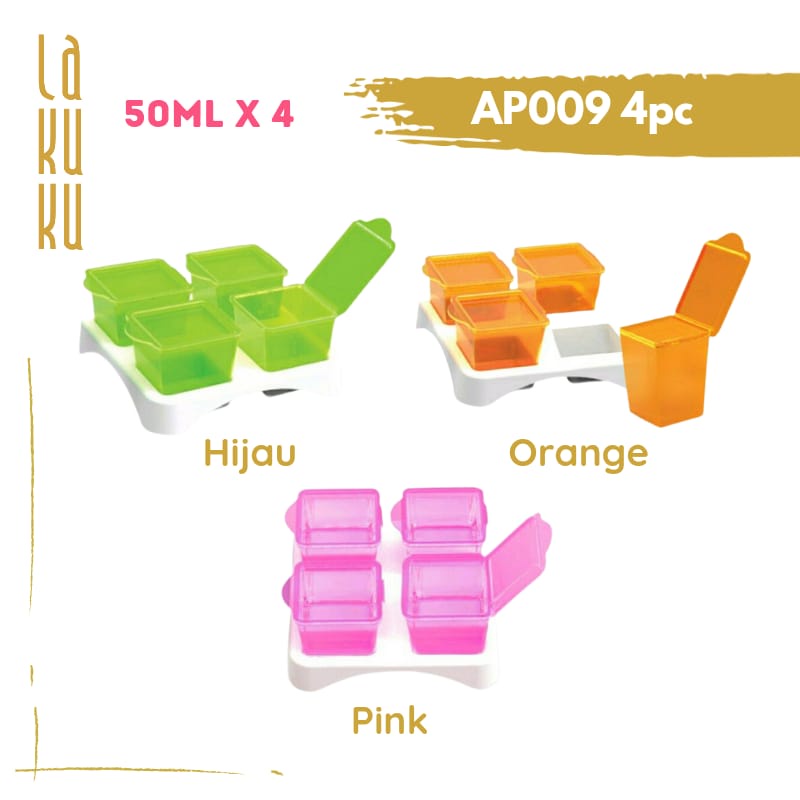 Lakuku - Multi food container Baby Safe isi 4 dan 8 AP011 AP009