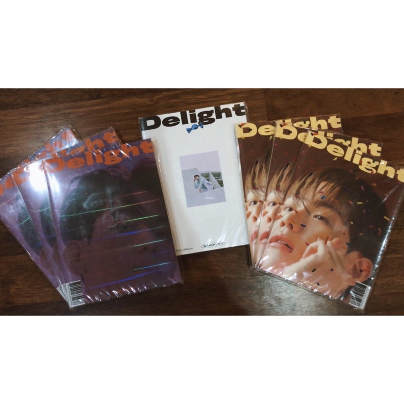 BAEKHYUN DELIGHT HONEY CINNAMON SEALED ALBUM READY STOCK