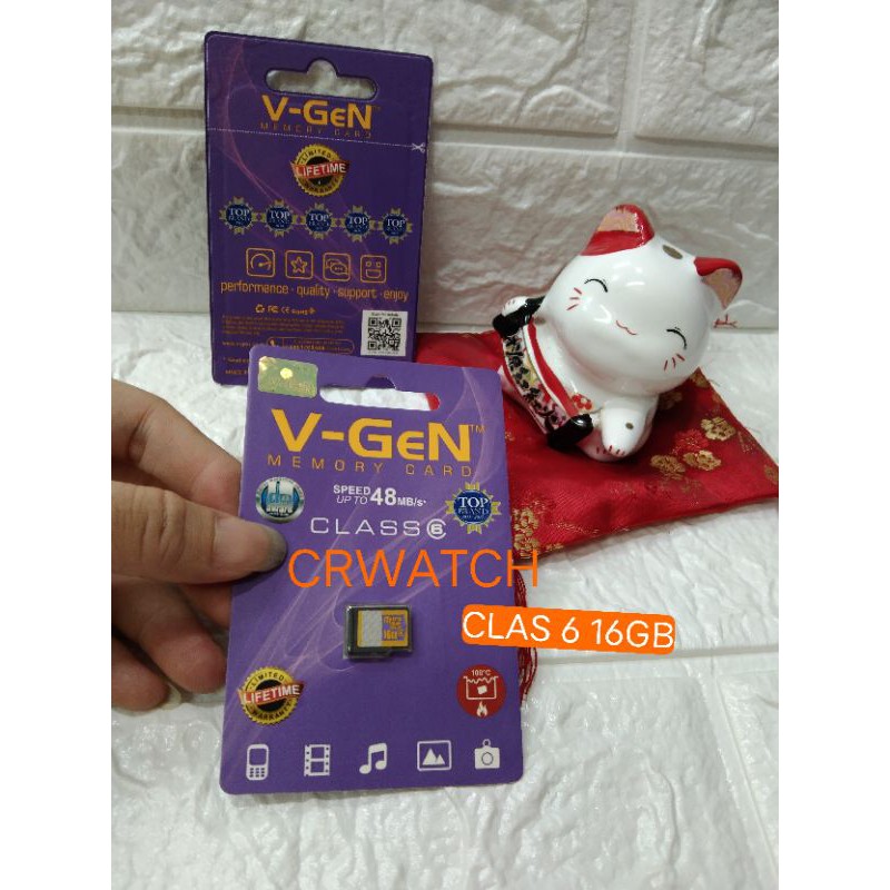 GROSIR MEMORI V-GEN CLAS6 16GB SD CARD V-GEN 16GB CLAS 6 ORIGINAL TF CARD V-GEN 16GB MMC 16GB