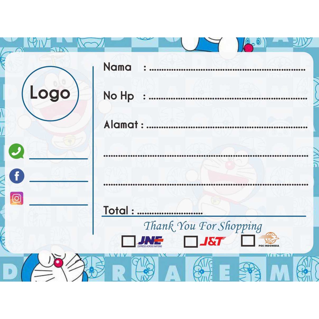 

STIKER LABEL STIKER PENGIRIMAN OLSHOP CUSTOM