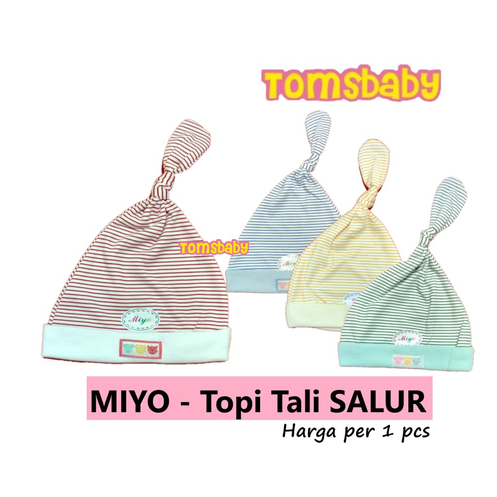 [TOMS] MIYO (1pcs) Topi Tali SALUR / Baby Hat