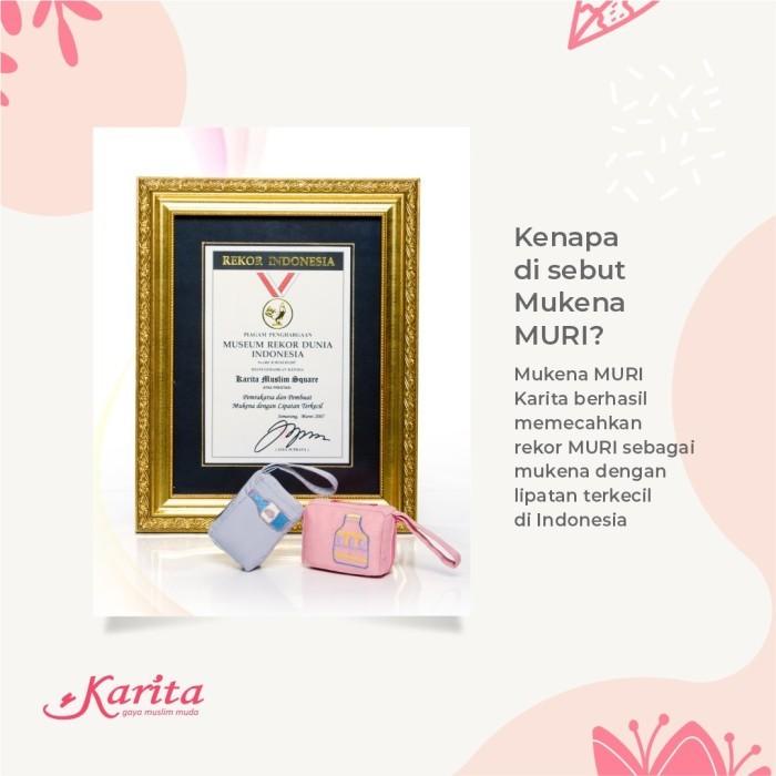 Mukena Travelling Terkecil Mukena MURI Karita (Atas Bawah)