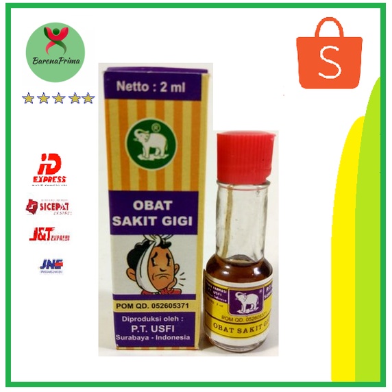 Obat sakit gigi cap gajah 2ml