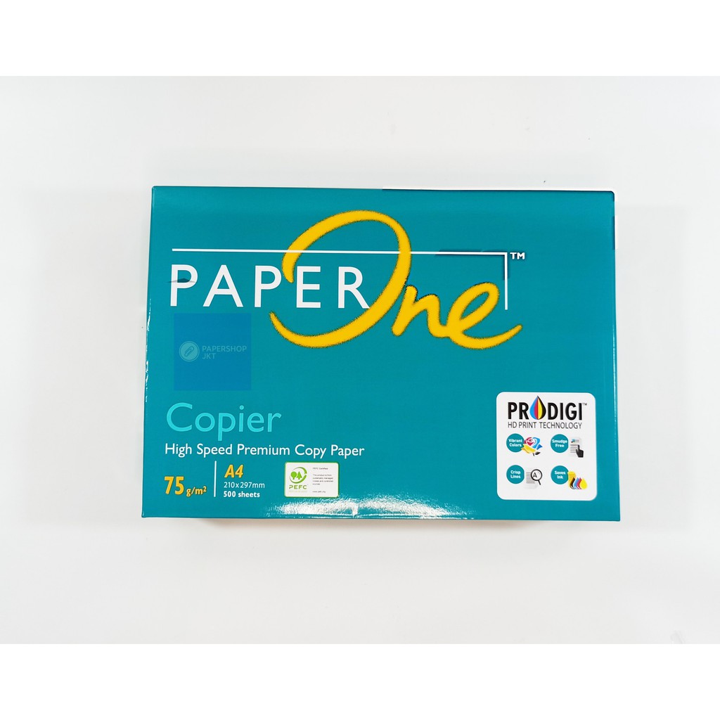 Paper One A4 75 Gr Kertas Foto Copy Hvs Rim Shopee Indonesia