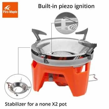 Kompor Portable Camping Fire Maple FMS X2 Outdoor Stove Original