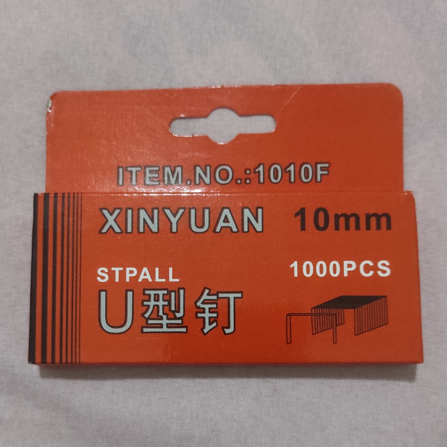 isi refill staple steples stapless staples tembak jok tinggi 10 mm 10mm