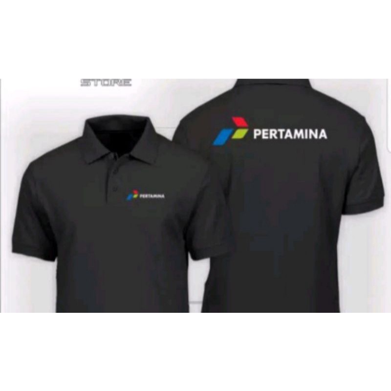 KAOS POLO PERTAMINA FULL BORDIR