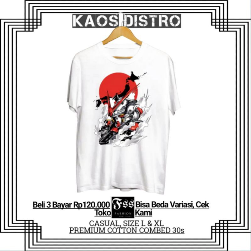 GUNDAM RED FRAME / KAOS PRIA / KAOS DISTRO / KAOS GUNDAM