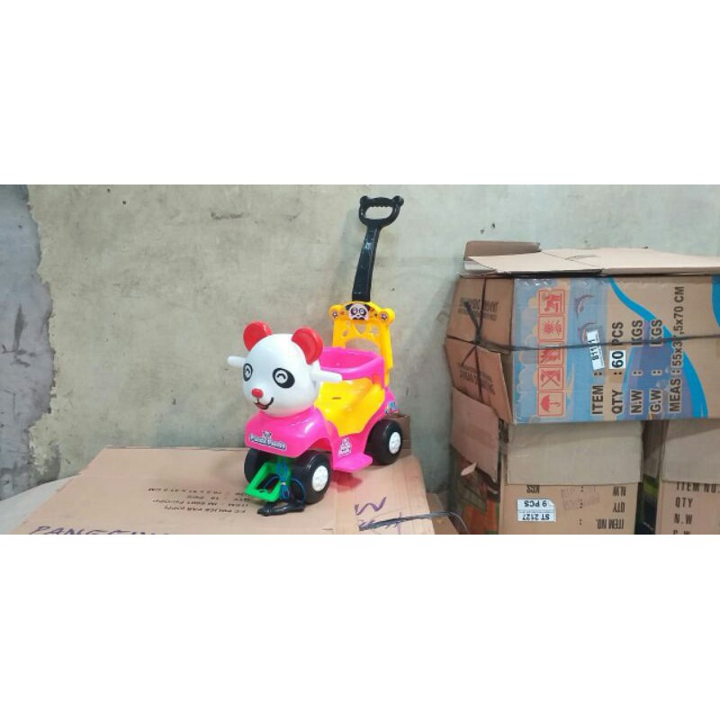 mainan mobil dorong rideon Panda SHP PP607