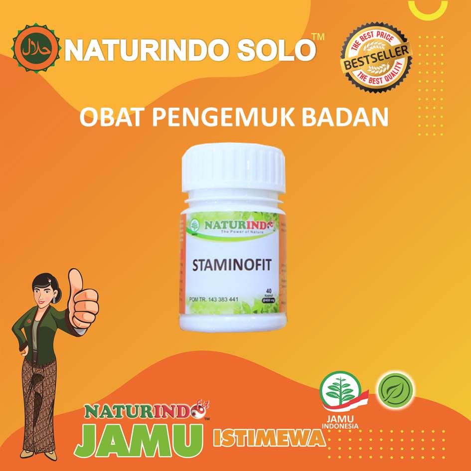 Jual Obat Pengemuk Badan Herbal Staminofit Naturindo Jamu Untuk ...